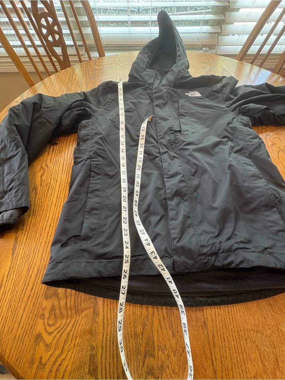 The North Face Men’s S Black DryVent 3-in-1 Triclimate Jacket Gray Fleece Liner